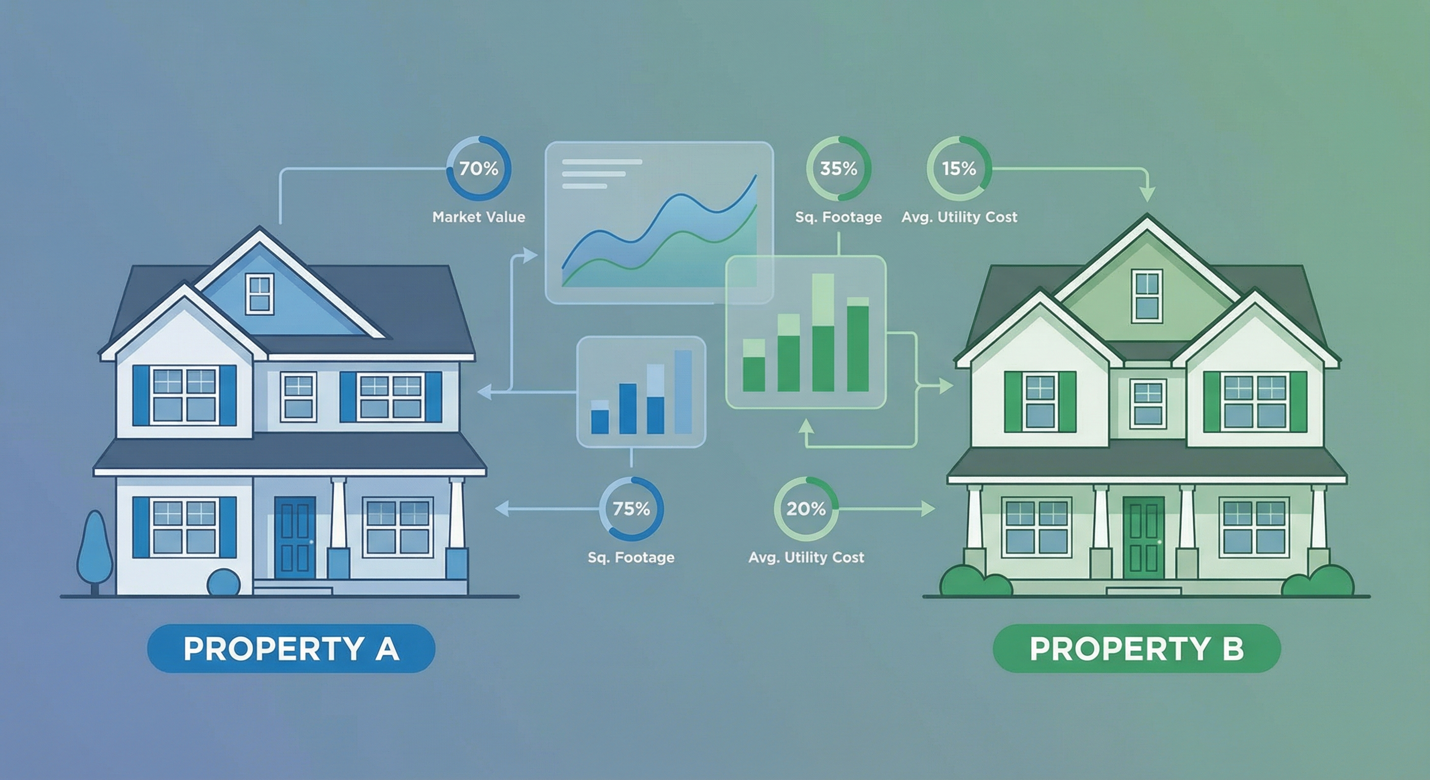 Property comparison with data analytics