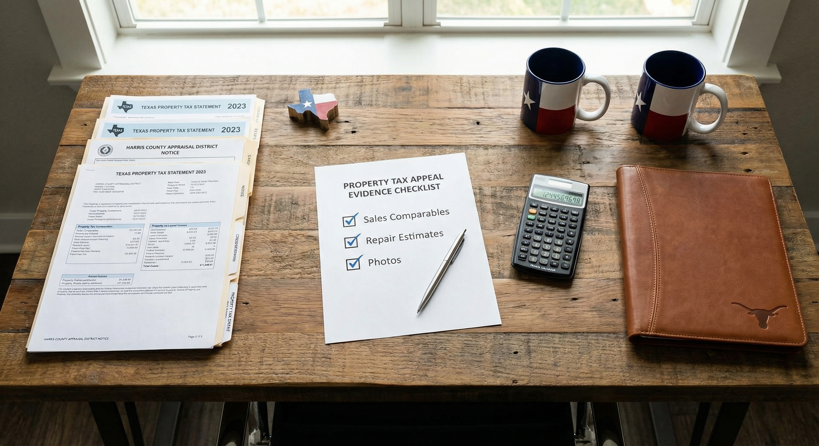 Property tax evidence checklist and documents